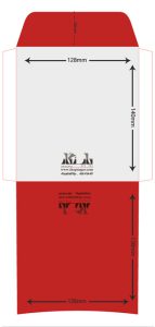 ابعاد پاکت سی دی درب دار