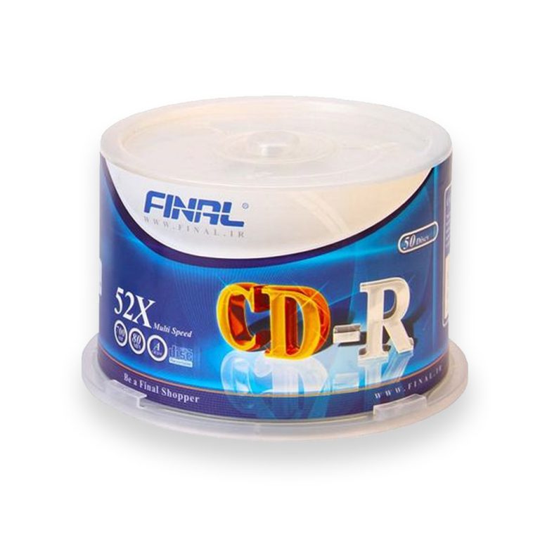 سی دی فینال باکس 50 عددی کیفیت عالی CD خام