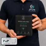 برچسب پلمپ شیشه ای 2x3 سانت