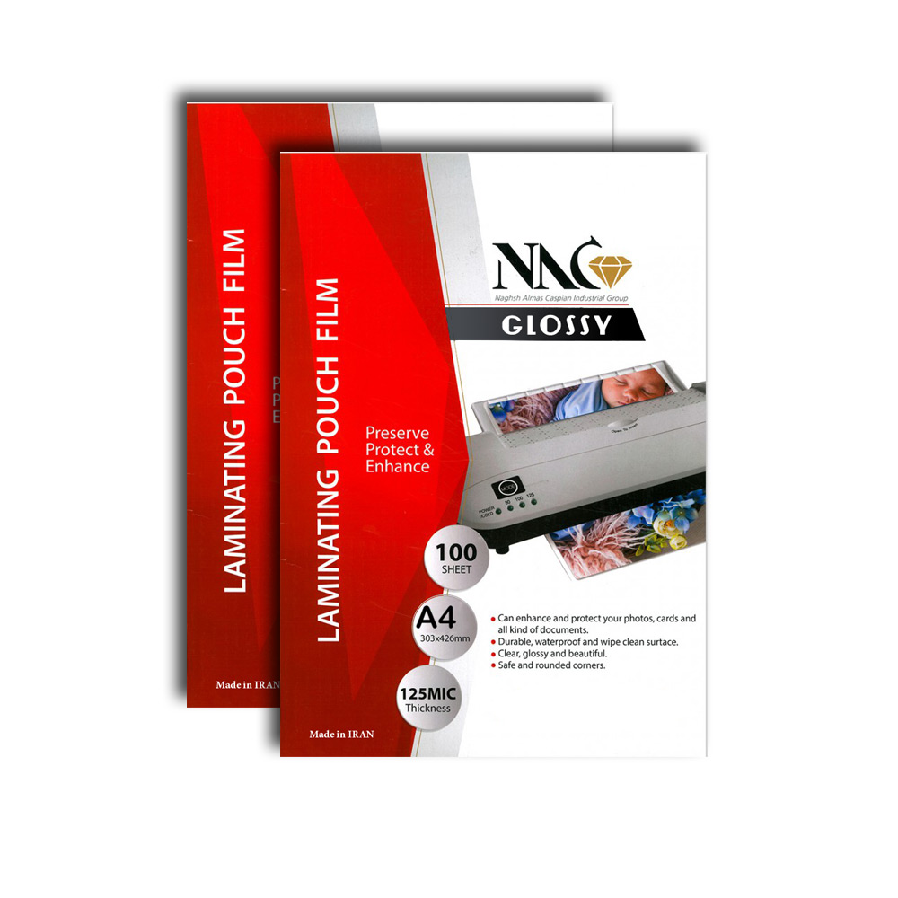 NAC-Press-Laminate-Sheet-A4-Gelossy طلق پرس A4 برند nac
